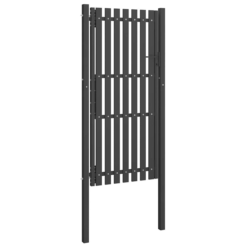 vidaXL Steel Garden Gate 100 x 200 cm Anthracite