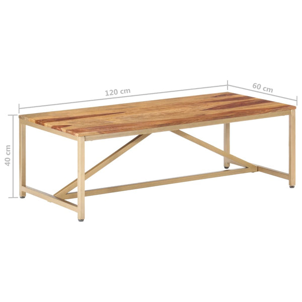 vidaXL Coffee Table 120x60x40 cm Solid Wood