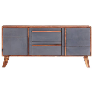 vidaXL Sideboard Grey 120x30x55 cm Solid Wood