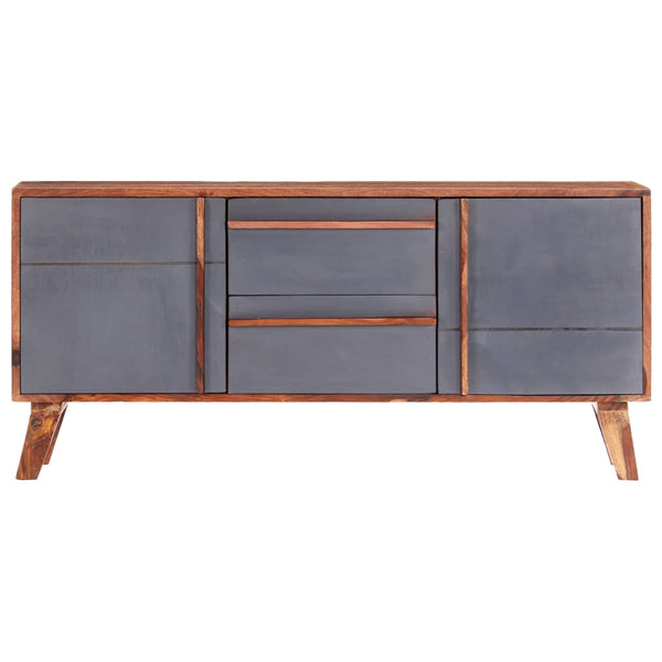 vidaXL Sideboard Grey 120x30x55 cm Solid Wood