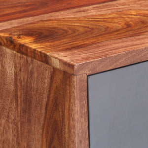 vidaXL Sideboard Grey 120x30x55 cm Solid Wood