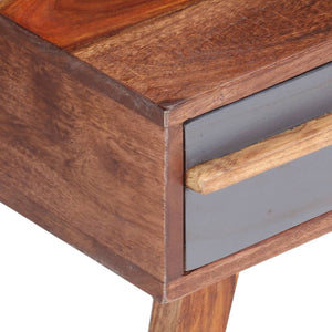 vidaXL Coffee Table Grey 110x50x40 cm Solid Wood