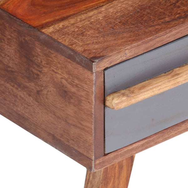 vidaXL Coffee Table Grey 110x50x40 cm Solid Wood