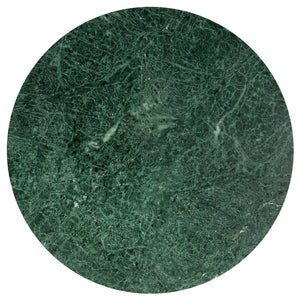 vidaXL Coffee Table Green 60x60x35 cm Marble-Look Real Stone