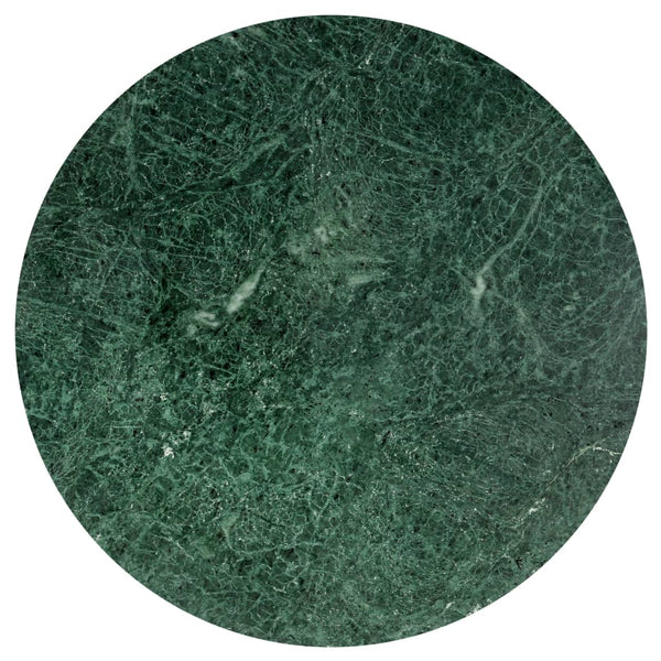 vidaXL Coffee Table Green 60x60x35 cm Marble-Look Real Stone