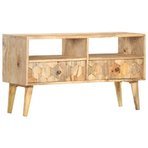 vidaXL TV Cabinet 90 x 30 x 50 cm Solid Mango Wood