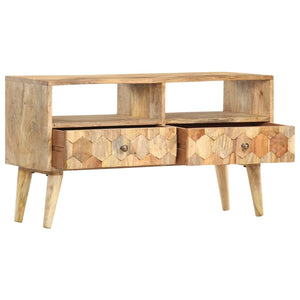 vidaXL TV Cabinet 90 x 30 x 50 cm Solid Mango Wood