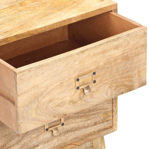 vidaXL Bedside Cabinet 40 x 35 x 55 cm Solid Mango Wood
