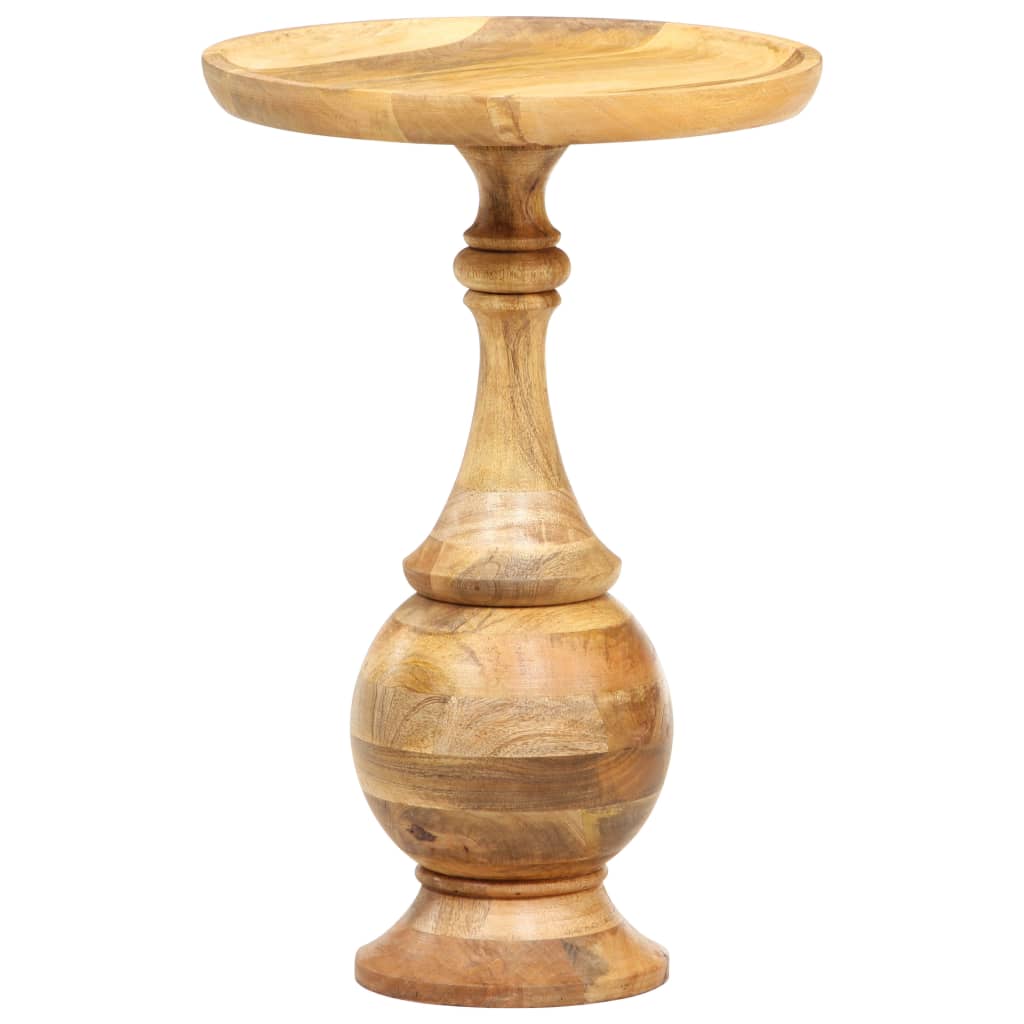 vidaXL Round Side Table 43 x 43 x 66 cm Solid Mango Wood