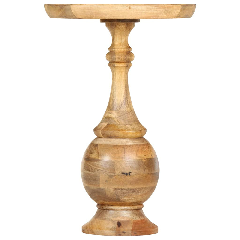 vidaXL Round Side Table 43 x 43 x 66 cm Solid Mango Wood