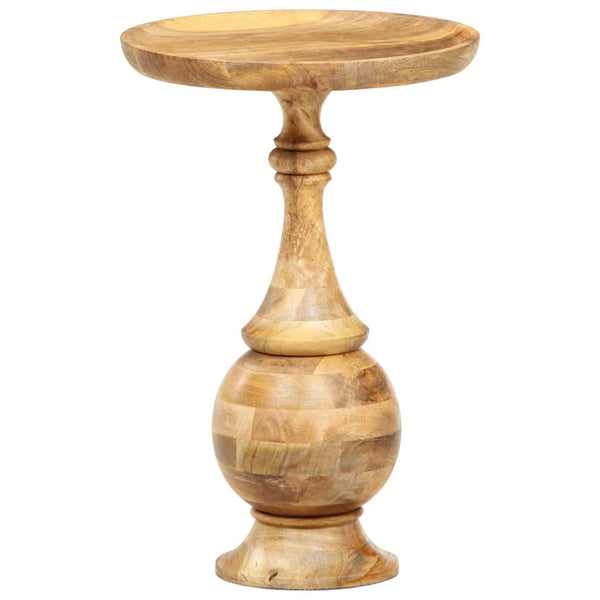 vidaXL Round Side Table 43 x 43 x 66 cm Solid Mango Wood