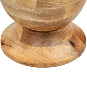 vidaXL Round Side Table 43 x 43 x 66 cm Solid Mango Wood
