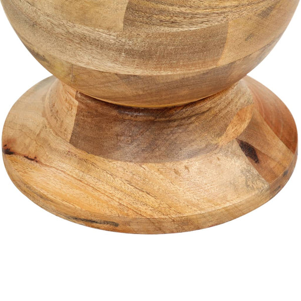 vidaXL Round Side Table 43 x 43 x 66 cm Solid Mango Wood