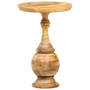 vidaXL Round Side Table 43 x 43 x 66 cm Solid Mango Wood