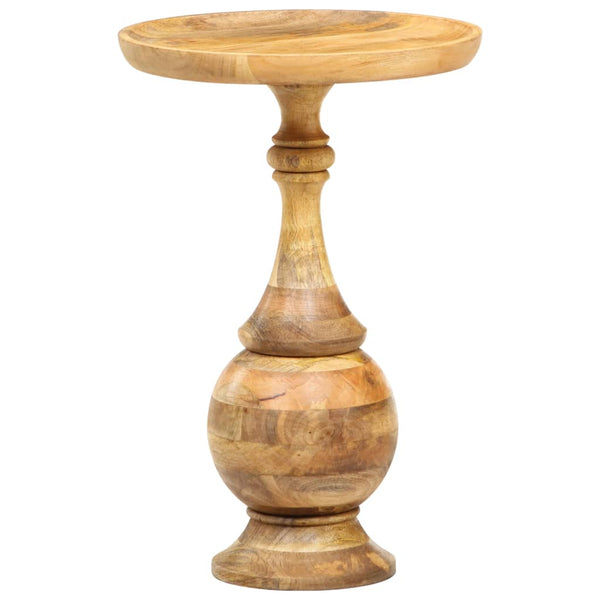 vidaXL Round Side Table 43 x 43 x 66 cm Solid Mango Wood