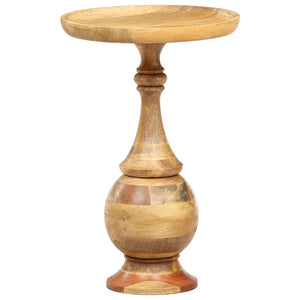vidaXL Round Side Table 43 x 43 x 66 cm Solid Mango Wood