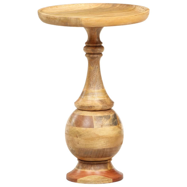 vidaXL Round Side Table 43 x 43 x 66 cm Solid Mango Wood