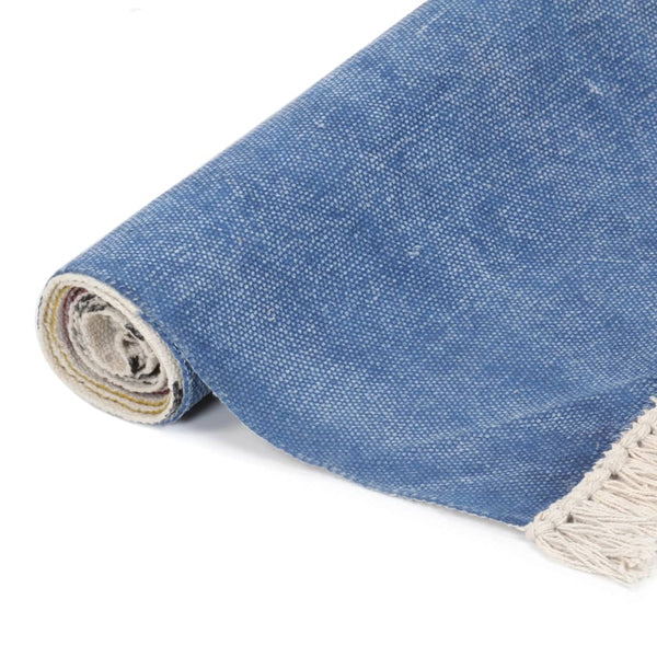 vidaXL Kelim Rug Hand-Woven Cotton 120x180 cm Printed