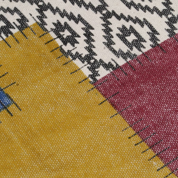 vidaXL Kelim Rug Hand-Woven Cotton 120x180 cm Printed