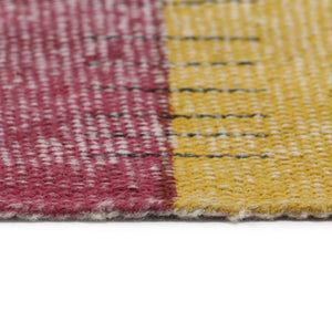 vidaXL Kelim Rug Hand-Woven Cotton 120x180 cm Printed