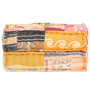 vidaXL Pouf 60x70x36 cm Patchwork Fabric