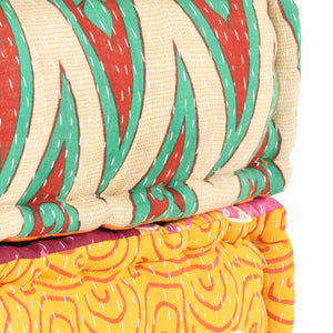vidaXL Pouf 60x70x36 cm Patchwork Fabric