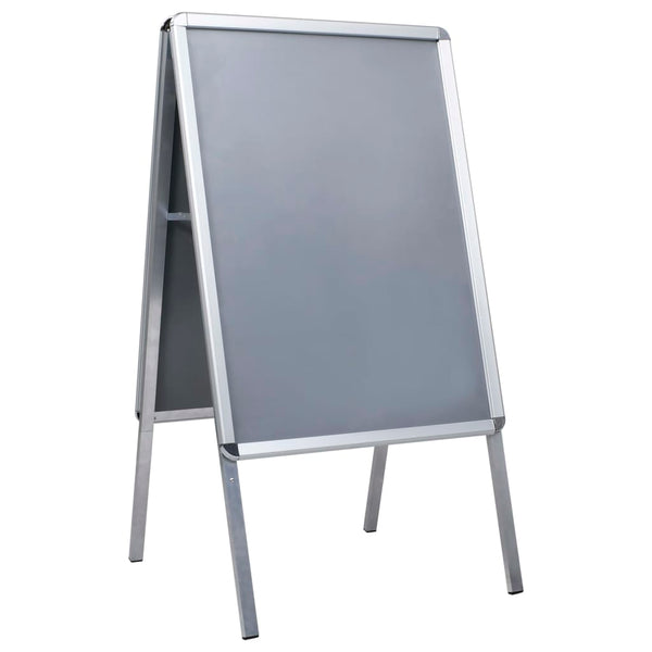 vidaXL A1 Pavement Sign Poster Stand Aluminium