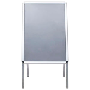 vidaXL A1 Pavement Sign Poster Stand Aluminium