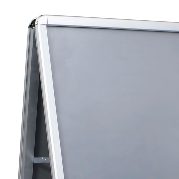 vidaXL A1 Pavement Sign Poster Stand Aluminium