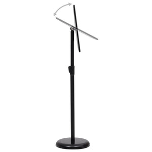 vidaXL A4 Poster Stand Black Aluminum Alloy