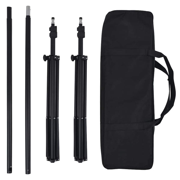 vidaXL Photo Studio Set with Backdrops, Lights, and Umbrellas