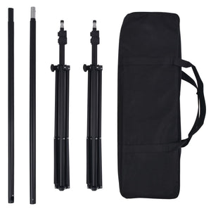 vidaXL Photo Studio Set with Softboxes and Backdrop System