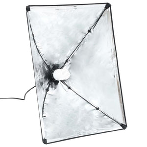 vidaXL Photo Studio Set with Softboxes and Backdrop System