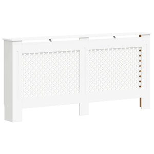 vidaXL Radiator Covers 2 pcs White 172x19x81.5 cm MDF