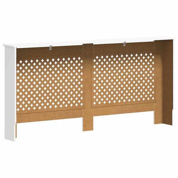 vidaXL Radiator Covers 2 pcs White 172x19x81.5 cm MDF