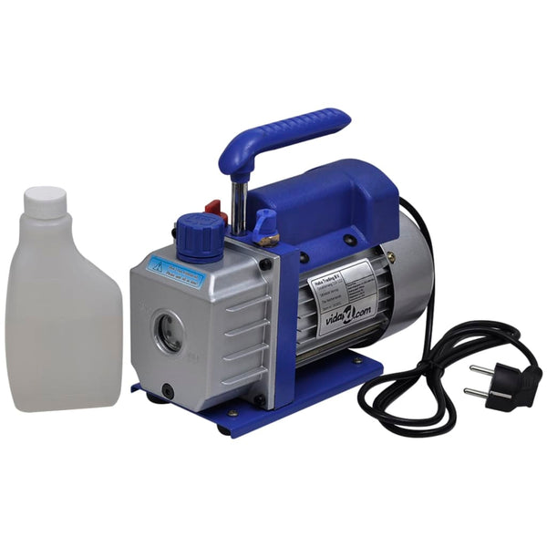 vidaXL Single-Stage Vacuum Pump with 4-Way Manifold Gauge Set