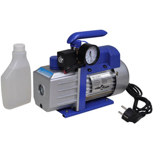 vidaXL Single-Stage Vacuum Pump with 4-Way Manifold Gauge Set