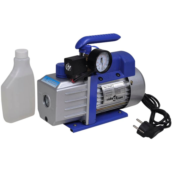 vidaXL Single-Stage Vacuum Pump with 4-Way Manifold Gauge Set