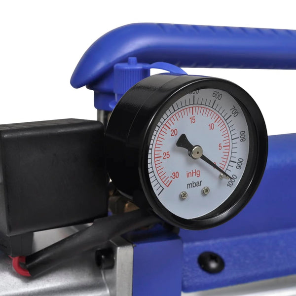 vidaXL Single-Stage Vacuum Pump with 2-Way Manifold Gauge Set