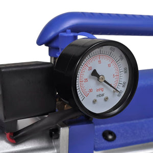 vidaXL Single-Stage Vacuum Pump with 4-Way Manifold Gauge Set