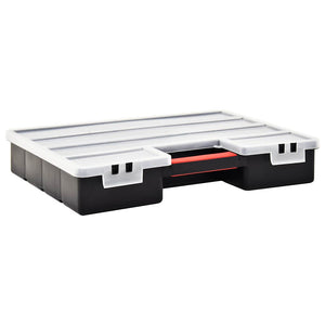 vidaXL Assortment Boxes 2 pcs. Adjustable Dividers 460x325x80 mm