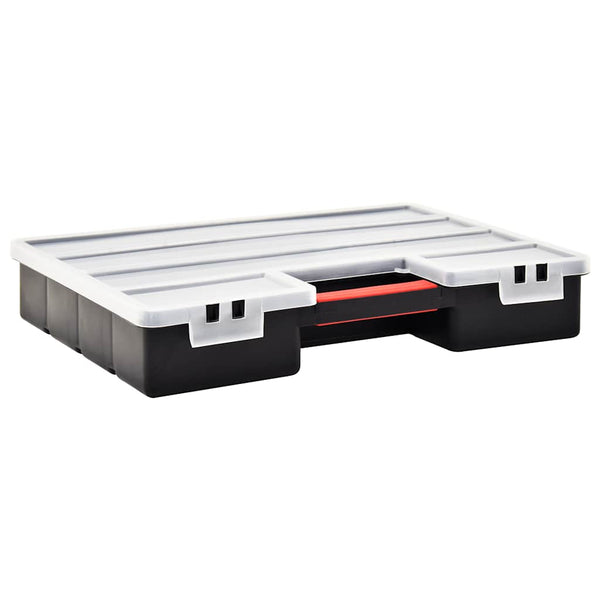 vidaXL Assortment Boxes 2 pcs. Adjustable Dividers 460x325x80 mm