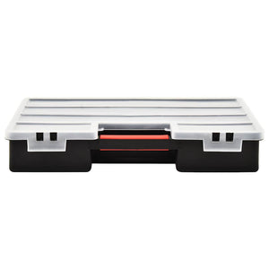 vidaXL Assortment Boxes 2 pcs. Adjustable Dividers 460x325x80 mm