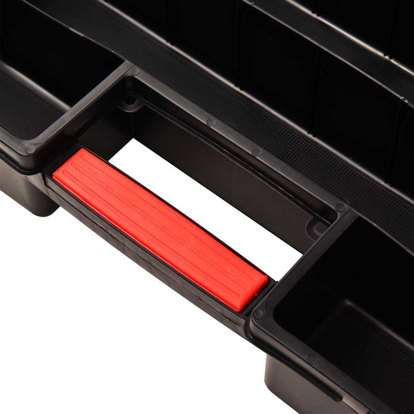 vidaXL Assortment Boxes 2 pcs. Adjustable Dividers 460x325x80 mm