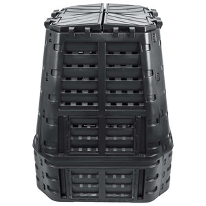 vidaXL Garden Compost Bin Black 93.3x93.3x113 cm 740 L