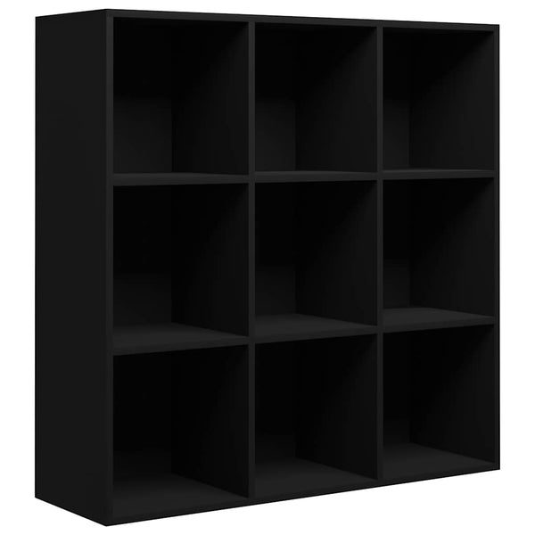 Schwarzes Bücherregal 98x29x97,5 cm