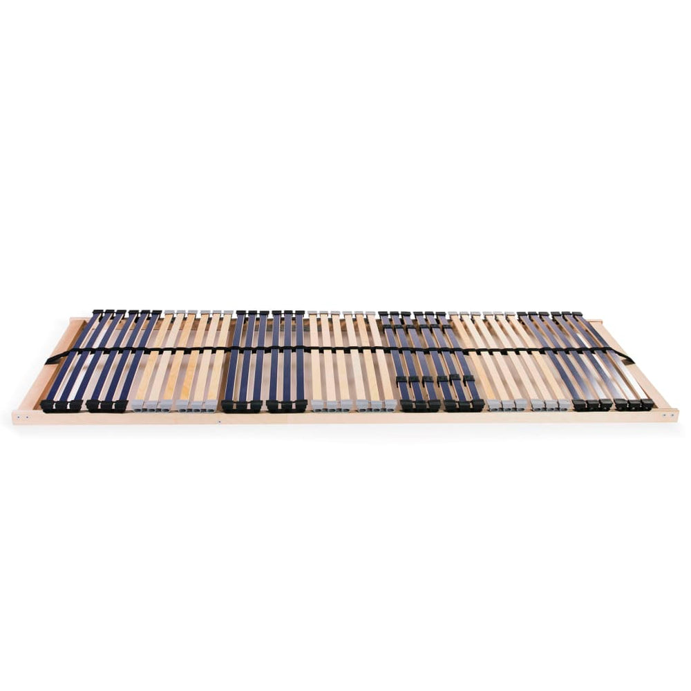 vidaXL Slatted bed base 2 pcs. with 42 slats 7 zones 70x200 cm