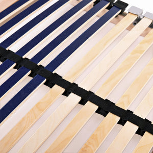 vidaXL Slatted bed base 2 pcs. with 42 slats 7 zones 70x200 cm