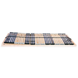 vidaXL Slat Bases 2 pcs. with 42 Slats 7 Zones 70x200 cm