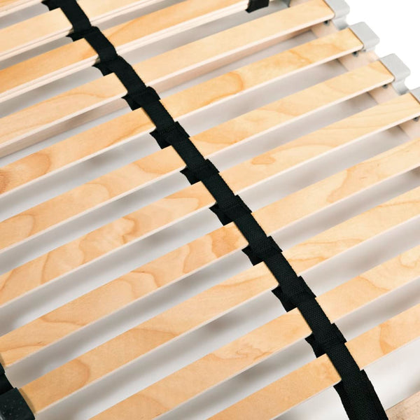 vidaXL Slat Bases 2 pcs. with 28 Slats 7 Zones 80x200 cm